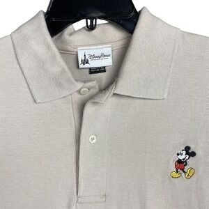 Vintage 90s Disney Parks Mickey Mouse Polo Shirt M Embroidered Classic Made‎ USA